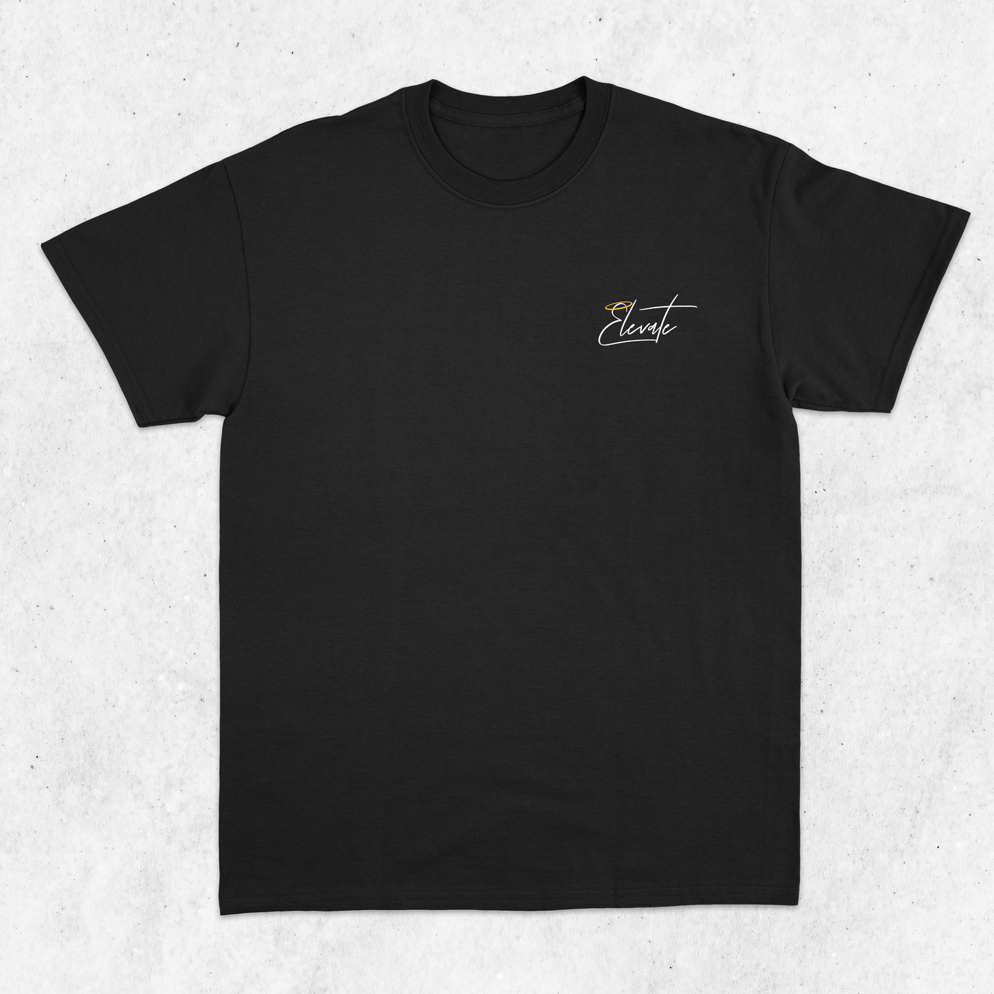 "ELEVATE" BLACK TEE